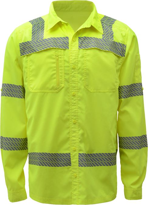 Class 3 New Designed Lightweight Shirt Rip Stop Bottom Down Shirt