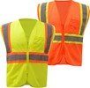 GSS Safety Standard Class 2 Two Tone Mesh Zipper Safety Vest 1005/1006