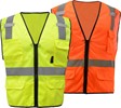 GSS Safety Premium Class 2 Multi-Purpose Mesh Zipper 6 Pockets Vest 1505/1506