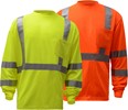 GSS Safety Class 3 Standard Moisture Wicking T-Shirt with Chest Pocket 5505/5506