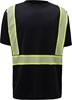 GSS Safety [Discontinued] Non-ANSI Onyx Two-Tone Anti-Snag T-Shirt w/Segment Tape 5703