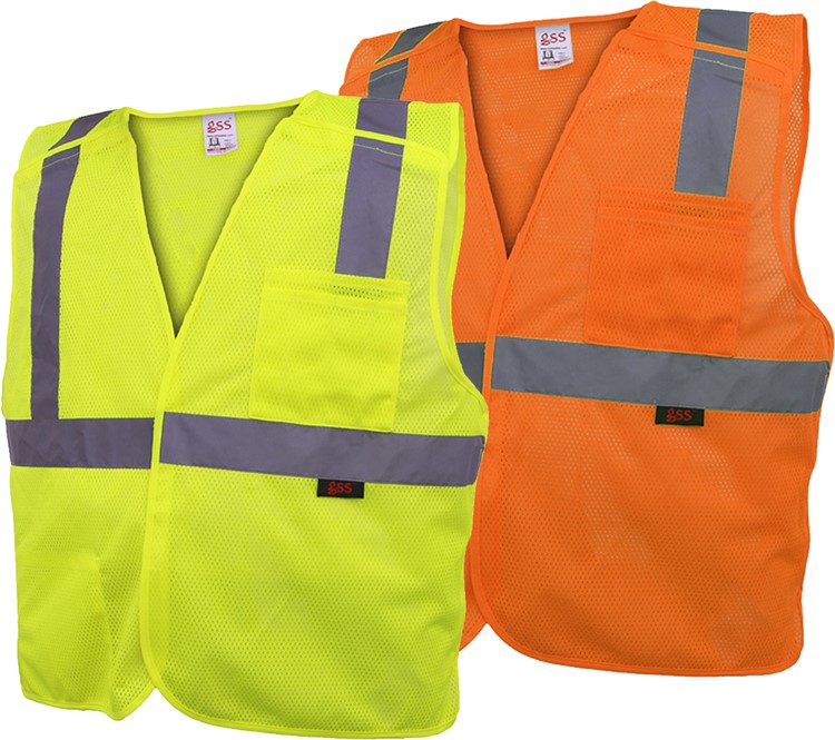 GSS Safety Standard Class 2 Five Point Breakaway Vest 1801/1802
