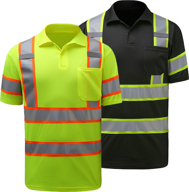 GSS Safety Two Tone Short Sleeve Polo Shirt 5017/5019