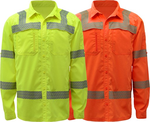 CLASS 3 NEW DESIGN LIGHTWEIGHT SHIRT RIP STOP BOTTOM DOWN SHIRT W/ SPF 50+