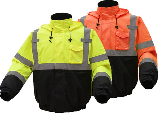 Class 3 Waterproof Quilt-Lined Bomber Jacket | GSS Safety