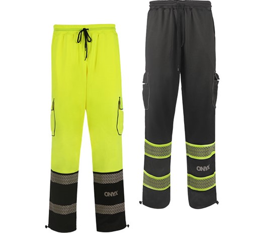 ONYX Fleece Sweat Pants With Segment Tape | GSS Safety