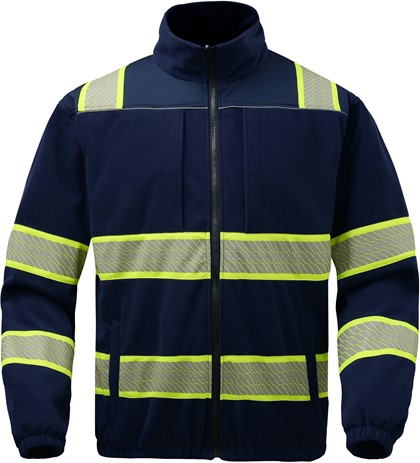 GSS Safety ONYX Enhanced Visibility Fleece Full Zip Hoodie 7552