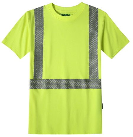 Class 2-ECO-UNIFI 50% Recycled Polyster/50% cotton blended Safety T-Shirt | GSS Safety
