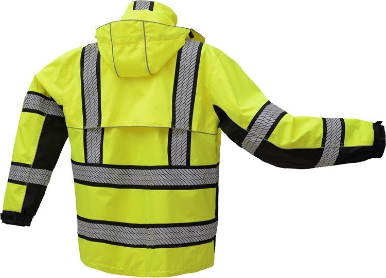 ONYX Class 3 Rip stop Rain Coat with Teflon Coating | GSS Safety
