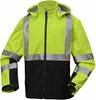 GSS Safety Class 3 Softshell Sweatshirt w/black Bottom 7515/7517 View 2