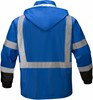 GSS Safety Non-ANSI Multi Color Premium Hooded Rain Coat Black Bottom 6013/6014/6016 View 2