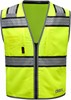 GSS Safety ONYX Standard Safety Vest w/Contrasting Trim 1515/1517 View 2