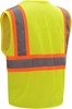 GSS Safety Standard Class 2 Two Tone Mesh Zipper Safety Vest 1005/1006 View 3
