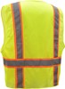 GSS Safety Premium Class 2 Multi-Purpose Two Tone Mesh Zipper 6 Pockets Vest 1501/1502 View 3
