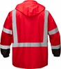 GSS Safety Non-ANSI Multi Color Premium Hooded Rain Coat Black Bottom 6013/6014/6016 View 3