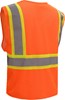 GSS Safety Standard Class 2 Two Tone Mesh Zipper Safety Vest 1005/1006 View 5