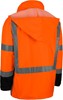 GSS Safety Class 3 Premium Hooded Rain Jacket Black Bottom 6003/6004 View 5