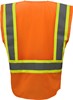 GSS Safety Class 2 Two Tone Vest w/Black Bottom 1105/1106 View 5