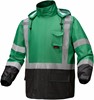 GSS Safety Non-ANSI Multi Color Premium Hooded Rain Coat Black Bottom 6013/6014/6016 View 7